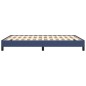 Bettgestell Blau 140x200 cm Stoff Bettgestell Blau 140x200 cm Stoff