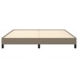 vidaXL Bettgestell Taupe 180x200 cm Stoff vidaXL Bettgestell Taupe 180x200 cm Stoff