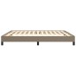 vidaXL Bettgestell Taupe 180x200 cm Stoff vidaXL Bettgestell Taupe 180x200 cm Stoff