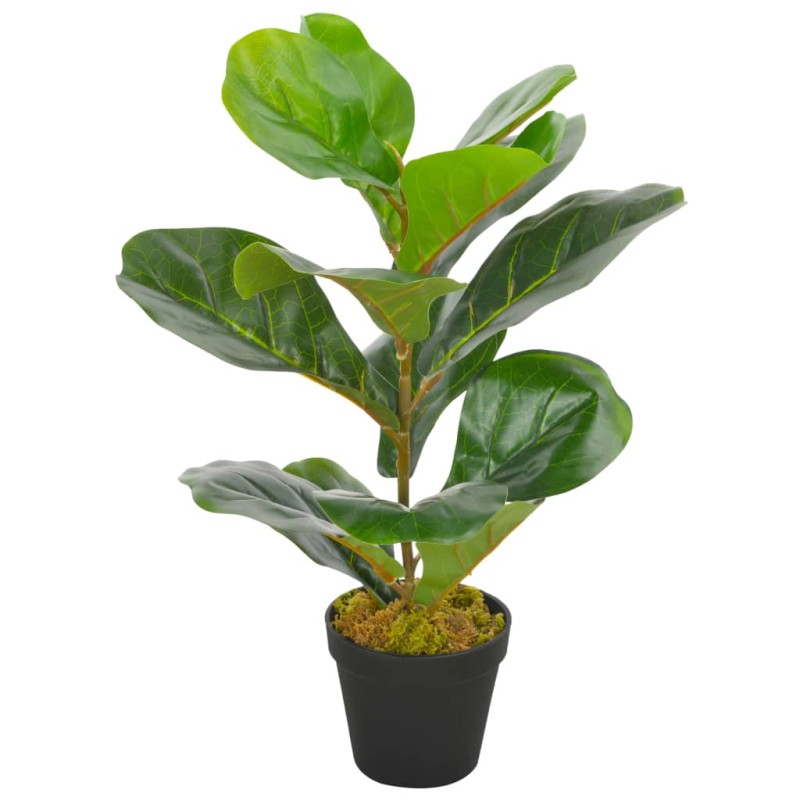 vidaXL Künstliche Pflanze Geigen-Feige mit Topf Grün 45 cm vidaXL Künstliche Pflanze Geigen-Feige mit Topf Grün 45 cm