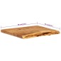 vidaXL Badezimmer-Waschtischplatte Massivholz Akazie 58x52x3,8 cm vidaXL Badezimmer-Waschtischplatte Massivholz Akazie 58x52x3,8 cm