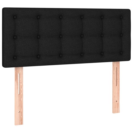 Kopfteil Schwarz 90x5x78/88 cm Stoff