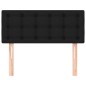 Kopfteil Schwarz 90x5x78/88 cm Stoff