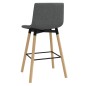 vidaXL Barhocker 2 Stk. Hellgrau Stoff vidaXL Barhocker 2 Stk. Hellgrau Stoff