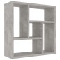 vidaXL Wandregal Betongrau 45,1x16x45,1 cm Holzwerkstoff vidaXL Wandregal Betongrau 45,1x16x45,1 cm Holzwerkstoff