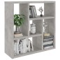 vidaXL Wandregal Betongrau 45,1x16x45,1 cm Holzwerkstoff vidaXL Wandregal Betongrau 45,1x16x45,1 cm Holzwerkstoff