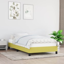 vidaXL Bettgestell Grün 80x200 cm Stoff