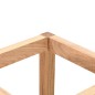 vidaXL Regenschirmständer Walnuss Massivholz 18x18x50 cm vidaXL Regenschirmständer Walnuss Massivholz 18x18x50 cm