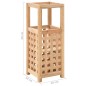 vidaXL Regenschirmständer Walnuss Massivholz 18x18x50 cm vidaXL Regenschirmständer Walnuss Massivholz 18x18x50 cm