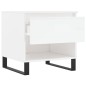 vidaXL Couchtische 2 Stk. Hochglanz-Weiß 50x46x50 cm Holzwerkstoff vidaXL Couchtische 2 Stk. Hochglanz-Weiß 50x46x50 cm Holzwerkstoff