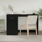 vidaXL Schreibtisch mit Schublade Schwarz 115x50x75 cm Holzwerkstoff vidaXL Schreibtisch mit Schublade Schwarz 115x50x75 cm Holzwerkstoff