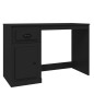 vidaXL Schreibtisch mit Schublade Schwarz 115x50x75 cm Holzwerkstoff vidaXL Schreibtisch mit Schublade Schwarz 115x50x75 cm Holzwerkstoff