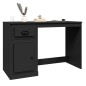 vidaXL Schreibtisch mit Schublade Schwarz 115x50x75 cm Holzwerkstoff vidaXL Schreibtisch mit Schublade Schwarz 115x50x75 cm Holzwerkstoff