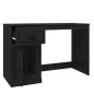 vidaXL Schreibtisch mit Schublade Schwarz 115x50x75 cm Holzwerkstoff vidaXL Schreibtisch mit Schublade Schwarz 115x50x75 cm Holzwerkstoff