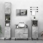 vidaXL Badschrank Betongrau 65x33x60 cm Holzwerkstoff vidaXL Badschrank Betongrau 65x33x60 cm Holzwerkstoff
