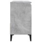 vidaXL Badschrank Betongrau 65x33x60 cm Holzwerkstoff vidaXL Badschrank Betongrau 65x33x60 cm Holzwerkstoff