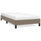 Bettgestell Taupe 80x200 cm Stoff Bettgestell Taupe 80x200 cm Stoff