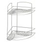Metaltex Eck-Duschregal mit 2 Etagen Onda Silbern Metaltex Eck-Duschregal mit 2 Etagen Onda Silbern