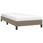 Bettgestell Taupe 80x200 cm Stoff Bettgestell Taupe 80x200 cm Stoff