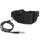 Pets Collection Hundeleine mit Hüftband Groß Schwarz Pets Collection Hundeleine mit Hüftband Groß Schwarz
