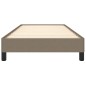 Bettgestell Taupe 80x200 cm Stoff Bettgestell Taupe 80x200 cm Stoff