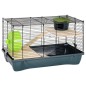 vidaXL Hamsterkäfig Grau 58x32x36 cm Polypropylen und Metall vidaXL Hamsterkäfig Grau 58x32x36 cm Polypropylen und Metall