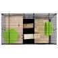 vidaXL Hamsterkäfig Grau 58x32x36 cm Polypropylen und Metall vidaXL Hamsterkäfig Grau 58x32x36 cm Polypropylen und Metall