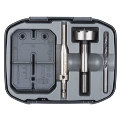wolfcraft 5-tlg. Scharnierloch-Set 35 mm
