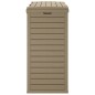vidaXL Outdoor-Mülltonne Hellbraun 78x41x86 cm Polypropylen vidaXL Outdoor-Mülltonne Hellbraun 78x41x86 cm Polypropylen