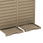 vidaXL Outdoor-Mülltonne Hellbraun 78x41x86 cm Polypropylen vidaXL Outdoor-Mülltonne Hellbraun 78x41x86 cm Polypropylen