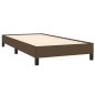 vidaXL Bettgestell ohne Matratze Dunkelbraun 90x190 cm Stoff vidaXL Bettgestell ohne Matratze Dunkelbraun 90x190 cm Stoff