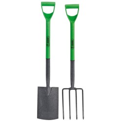Draper Tools  Gartengabel und Spaten-Set Karbonstahl 28x18 cm 16566