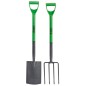 Draper Tools Gartengabel und Spaten-Set Karbonstahl 28x18 cm 16566 Draper Tools Gartengabel und Spaten-Set Karbonstahl 28x18 cm 16566