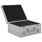 vidaXL Waffenkoffer Aluminium ABS Silbern vidaXL Waffenkoffer Aluminium ABS Silbern