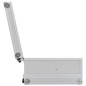 vidaXL Waffenkoffer Aluminium ABS Silbern vidaXL Waffenkoffer Aluminium ABS Silbern