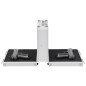 vidaXL Waffenkoffer Aluminium ABS Silbern vidaXL Waffenkoffer Aluminium ABS Silbern