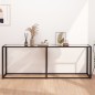 vidaXL Konsolentisch Transparent 200x35x75,5 cm Hartglas vidaXL Konsolentisch Transparent 200x35x75,5 cm Hartglas