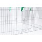 @Pet Haustiergehege Complete Outdoor 116x116x65 cm Metall @Pet Haustiergehege Complete Outdoor 116x116x65 cm Metall