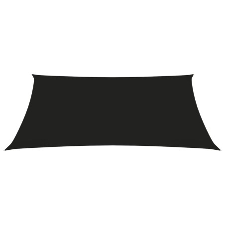 vidaXL Sonnensegel Oxford-Gewebe Rechteckig 2,5x4 m Schwarz