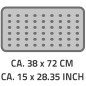 RIDDER Badewanneneinlage Plattfuß 72×38 cm Grau 67087 RIDDER Badewanneneinlage Plattfuß 72×38 cm Grau 67087