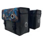 Willex Fahrradtaschen 30 L Ice Tarpaulin Blau und Schwarz Willex Fahrradtaschen 30 L Ice Tarpaulin Blau und Schwarz