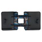 Willex Fahrradtaschen 30 L Ice Tarpaulin Blau und Schwarz Willex Fahrradtaschen 30 L Ice Tarpaulin Blau und Schwarz