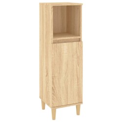 vidaXL Badschrank Sonoma-Eiche 30x30x100 cm Holzwerkstoff