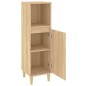 vidaXL Badschrank Sonoma-Eiche 30x30x100 cm Holzwerkstoff vidaXL Badschrank Sonoma-Eiche 30x30x100 cm Holzwerkstoff