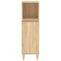 vidaXL Badschrank Sonoma-Eiche 30x30x100 cm Holzwerkstoff vidaXL Badschrank Sonoma-Eiche 30x30x100 cm Holzwerkstoff