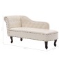 vidaXL Chaiselongue Creme Kunstleder vidaXL Chaiselongue Creme Kunstleder