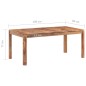 vidaXL Esstisch 180x90x77 cm Massivholz vidaXL Esstisch 180x90x77 cm Massivholz
