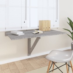vidaXL Wand-Klapptisch Grau Sonoma 100x60x56 cm Holzwerkstoff