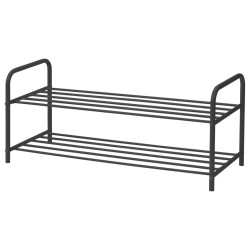 Storage solutions Schuhregal mit 2 Ebenen 91x35x38,5 cm