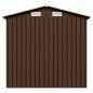 vidaXL Geräteschuppen Braun 204x132x186 cm Stahl vidaXL Geräteschuppen Braun 204x132x186 cm Stahl